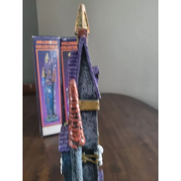 Windsor Collection Set of 2 Halloween Haunted House Tall 12"Collectibles w/Boxes - Picture 14 of 16